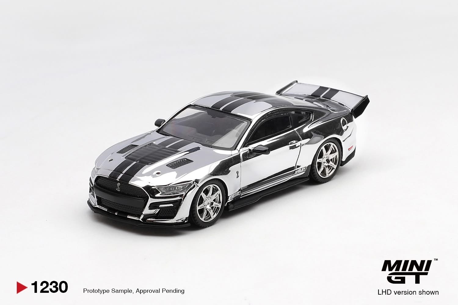 預訂 Pre Order - MiniGT 1230 Shelby GT500 Dragon Snake Concept Chrome Silver