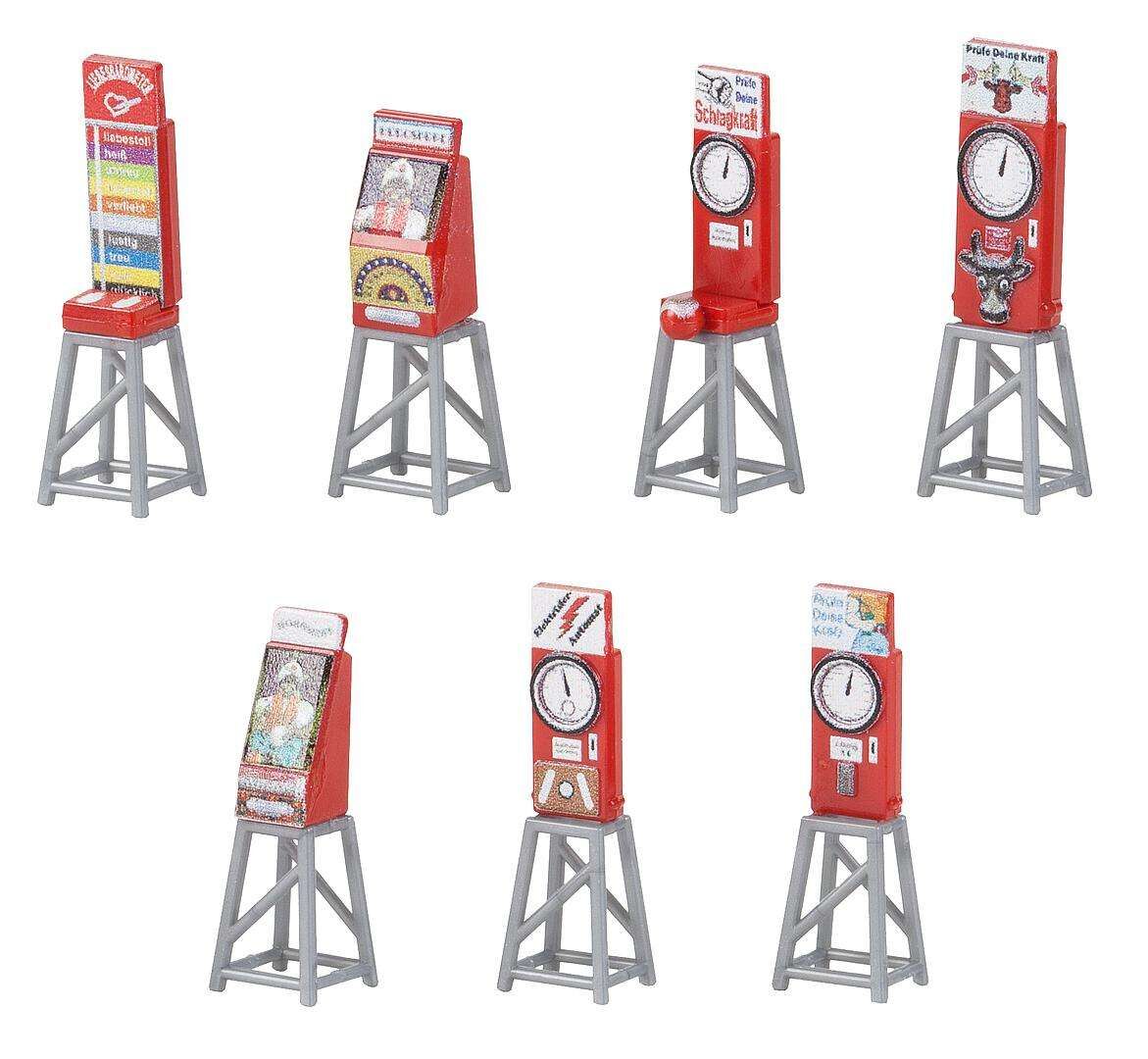 Faller 180946 HO Scale 7 Funfair slot machines