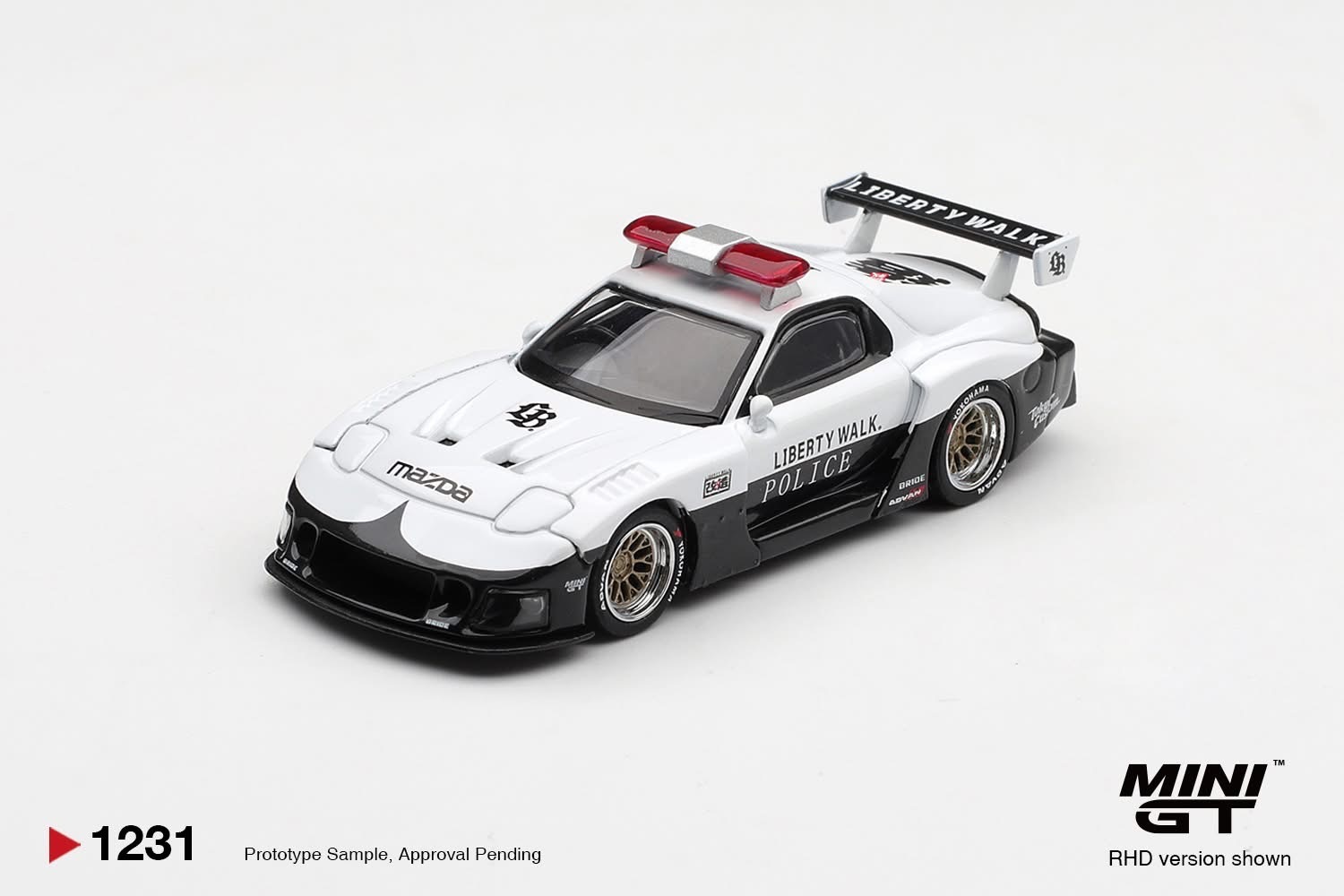 預訂 Pre Order - MiniGT 1231 MAZDA RX-7 LB-Super Silhouette Police
