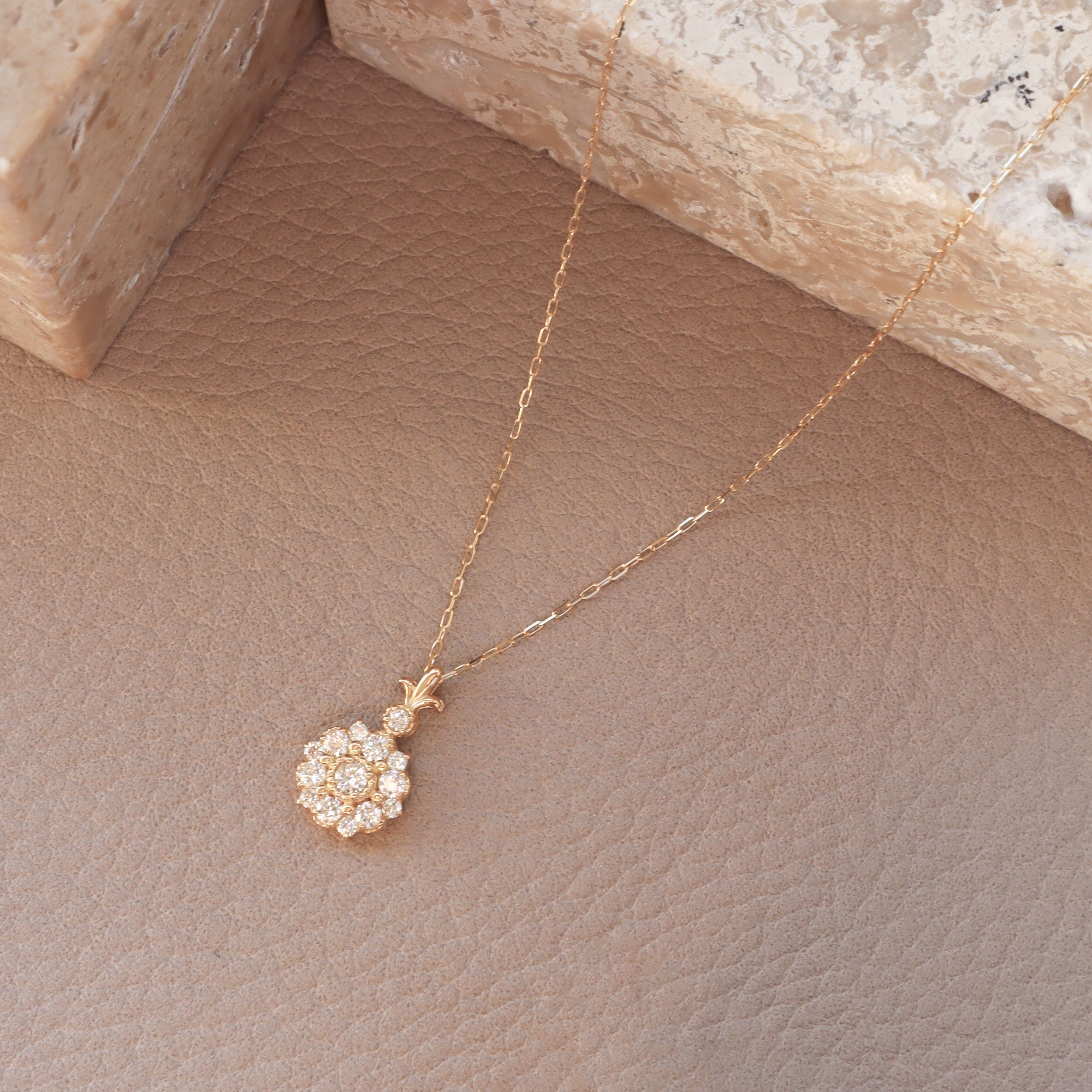 18K/繁盛之花墜鍊