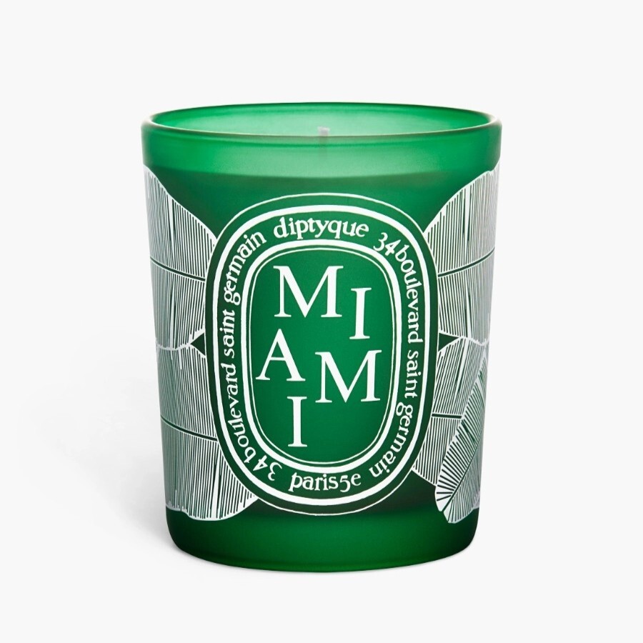 ディプティック　マイアミ　キャンドル　190g dyptique MIAMI Diptyque Miami 邁阿密經典蠟燭190g 城市香氛蠟燭| 木蘭花與青檸度假香