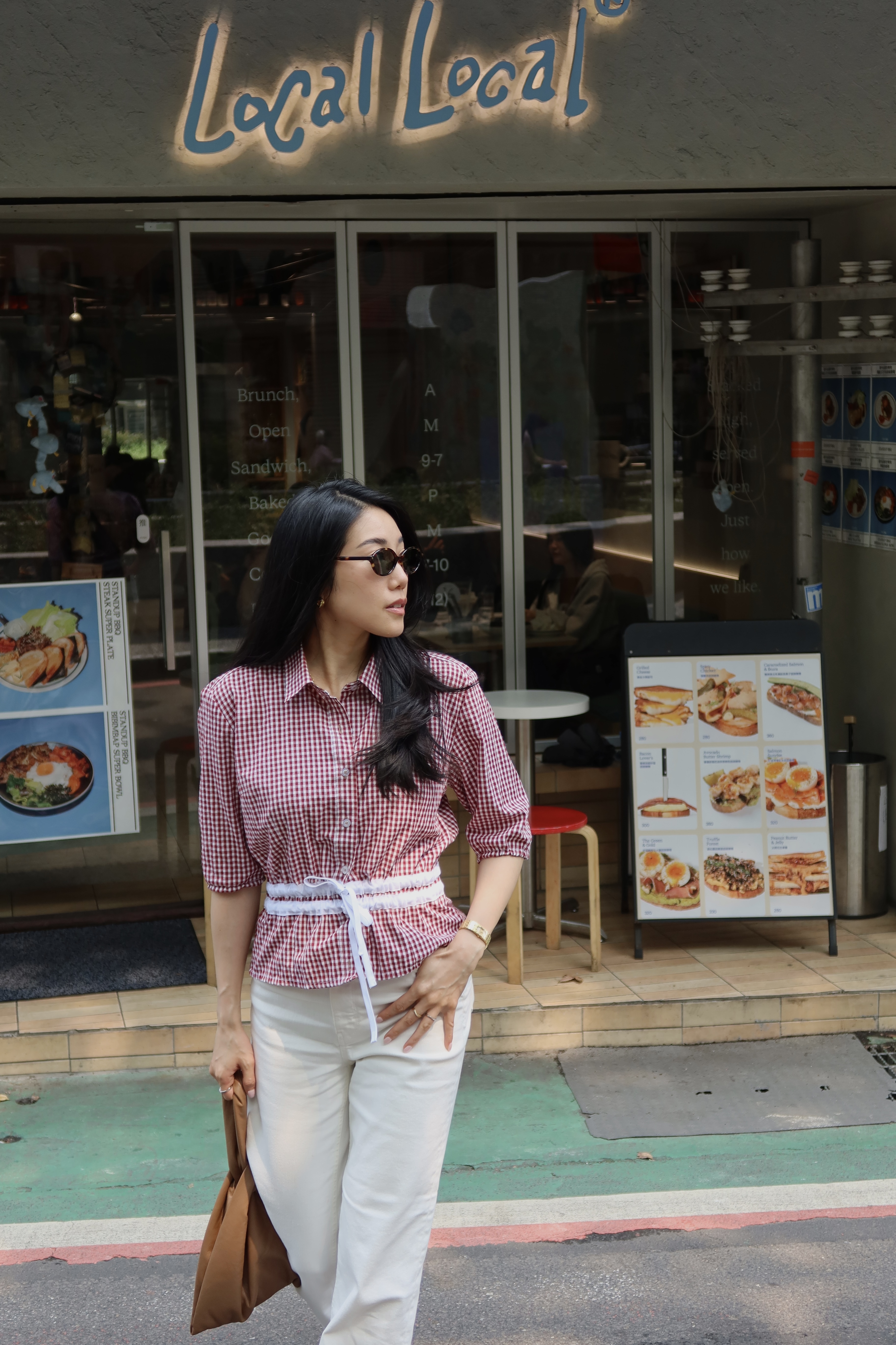 Esther Shirt 紅格紋