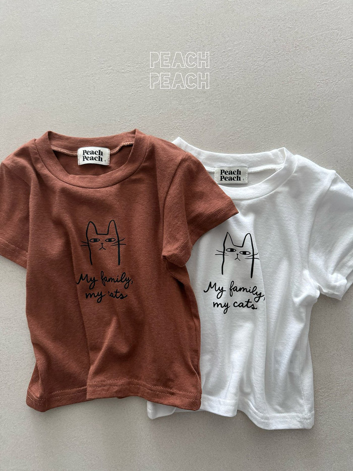 正韓夏PEACHPEACH 兩色貓貓上衣