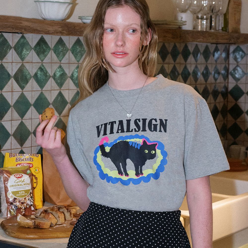 VITALSIGN Meow Cat T-Shirt 2