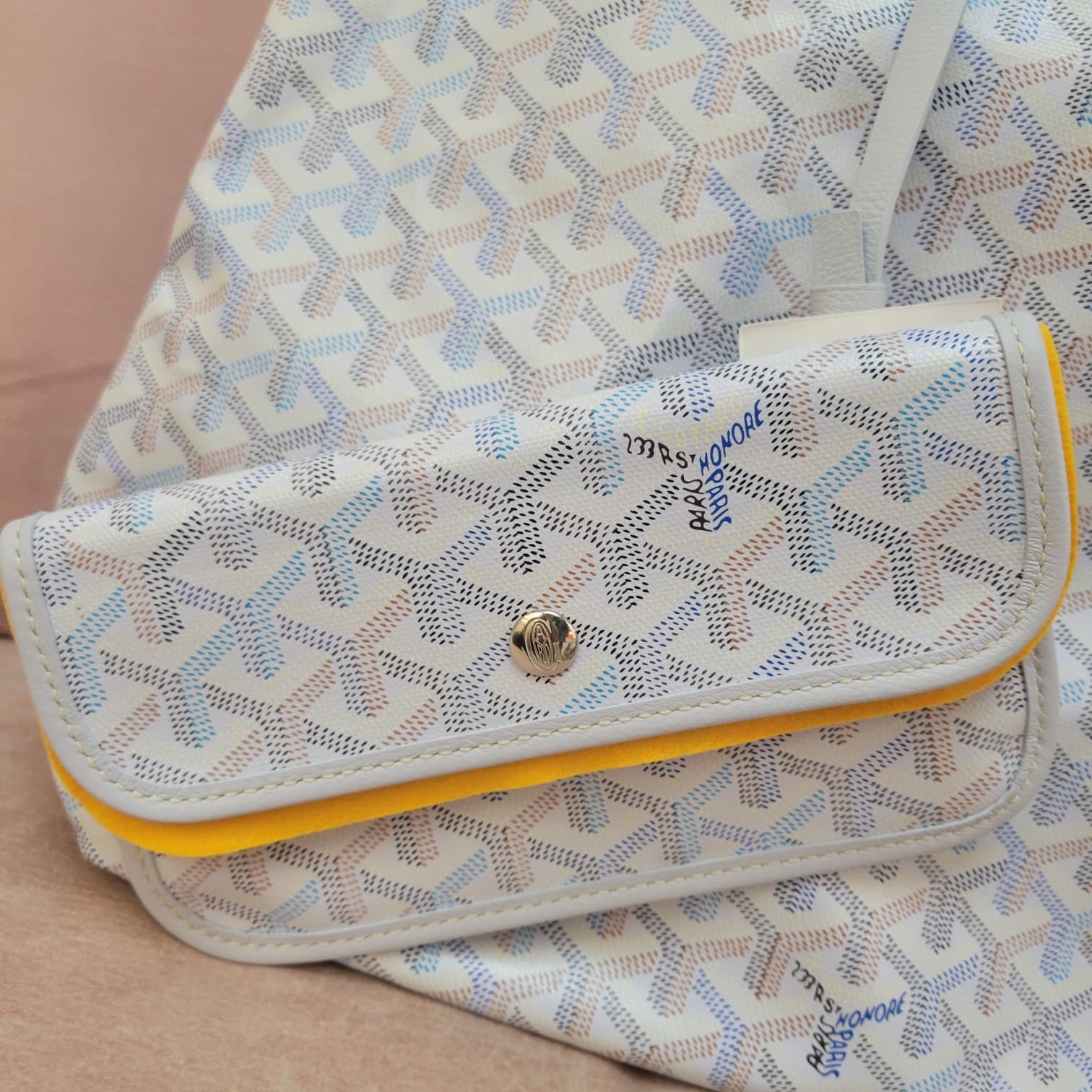 GOYARD HOBO BLEU POLAIRE MULTICOLOR PM 極地藍