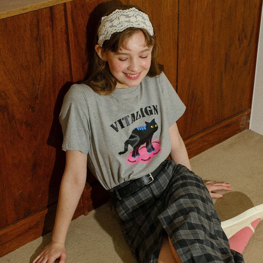 VITALSIGN Meow Cat T-Shirt (2c)