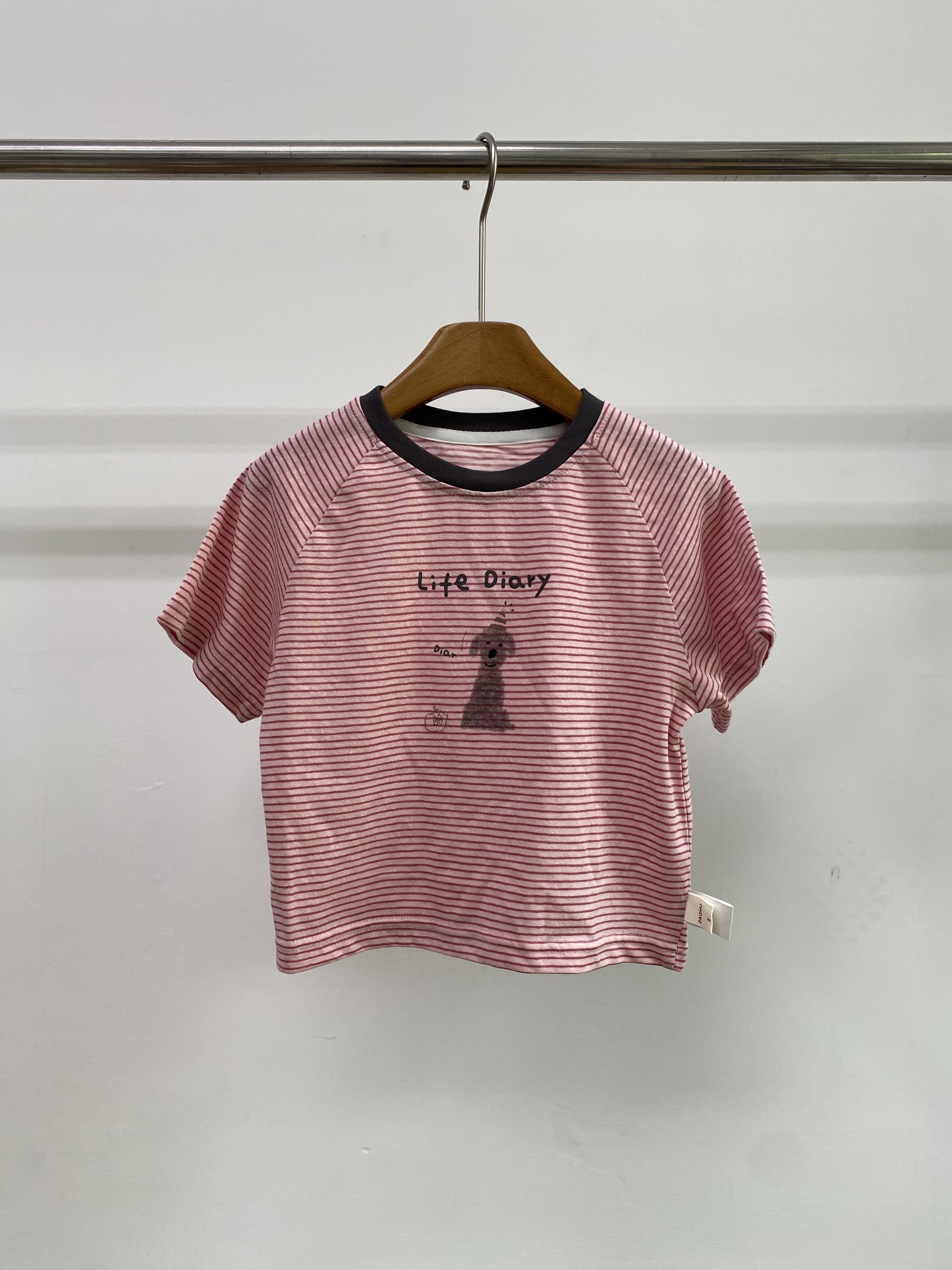 A04856狗狗條紋上衣