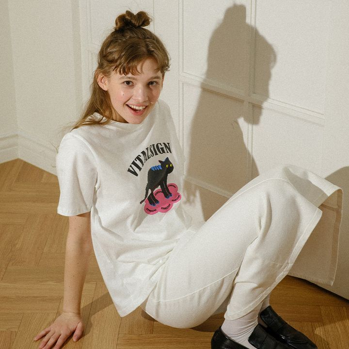 VITALSIGN Meow Cat T-Shirt (2c)