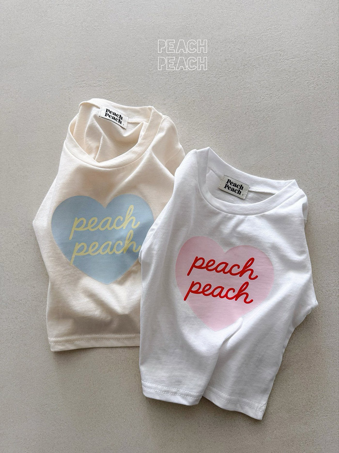 正韓夏PEACHPEACH 兩色PEACHPEACH愛心上衣