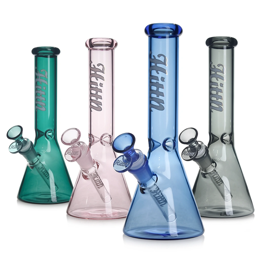 Hittn - HIT18 Classic Beaker Glass Bong w/ Ice Catcher 經典燒杯玻璃水煙壺 (25 CM)