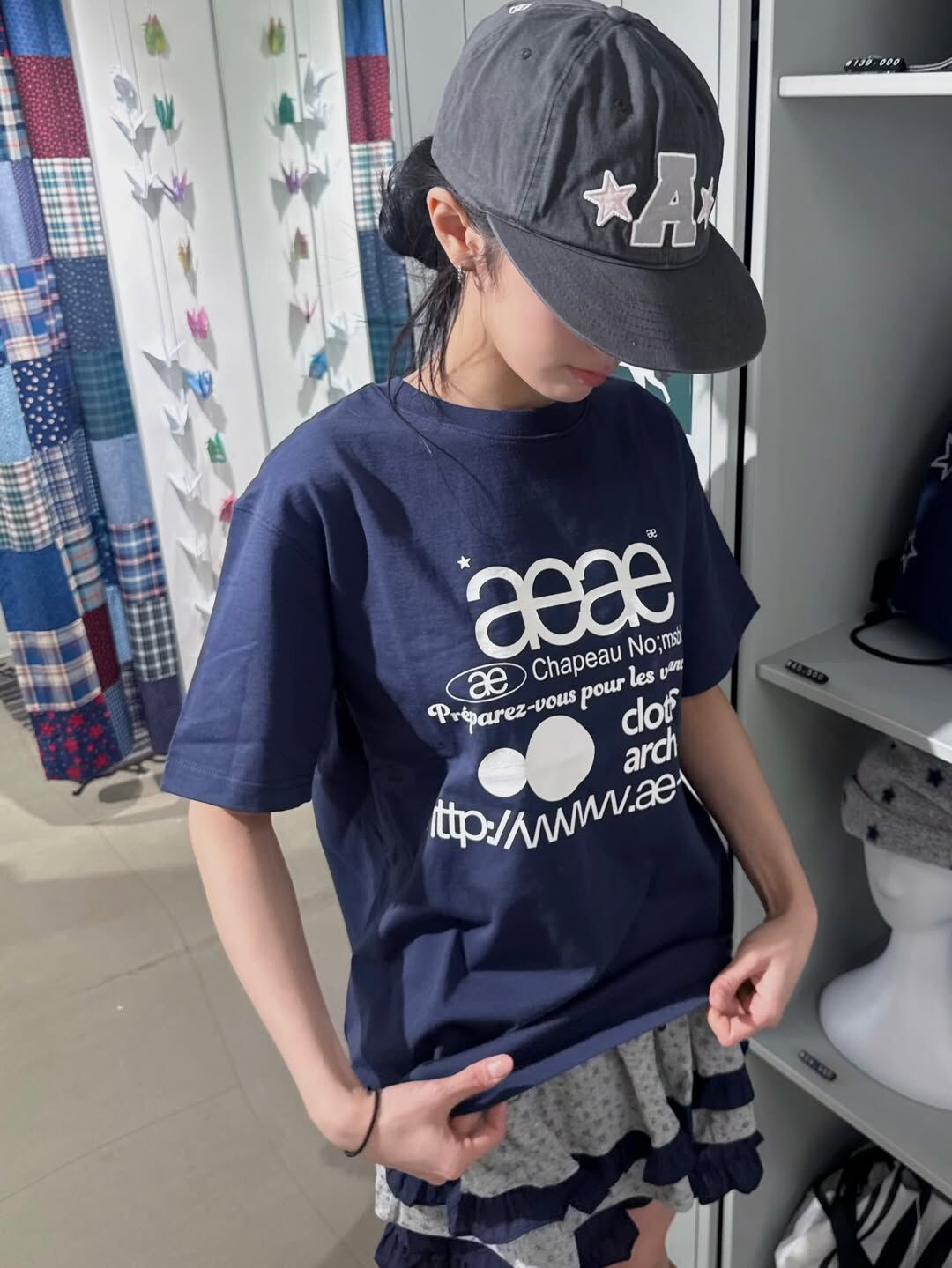 【4/17 - 4/19週末優惠】韓國代購 aeae 經典 Web Logo 印花 圓點 碎花 波點 迷彩 短袖 T-shirts 多款可選