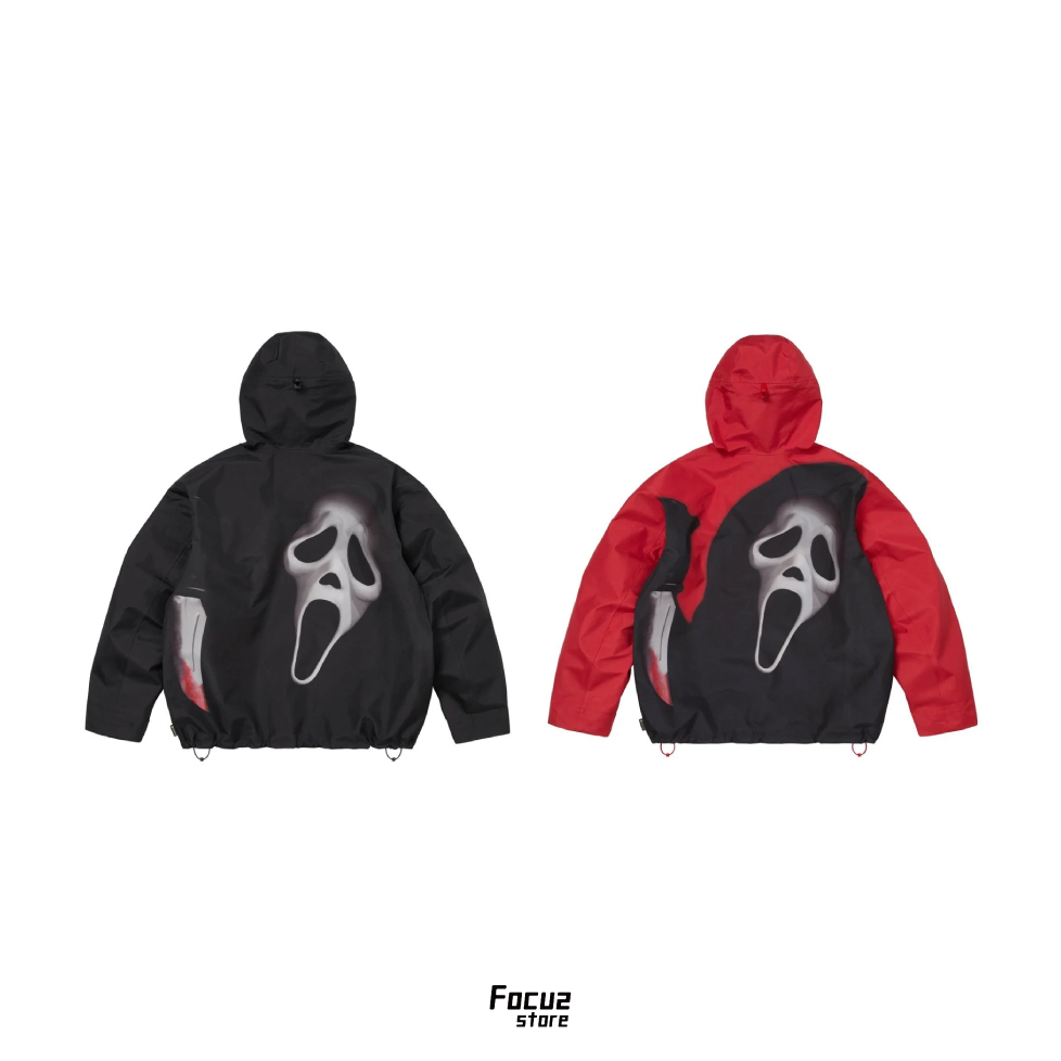 【Focus Store】現貨秒發 Supreme SS26 Week5 Gore-Tex Ghostface Shell Jacket 防水外套 紅黑 兩色