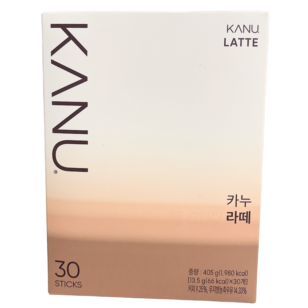 KANU - 韓國拿鐵即沖即溶咖啡30包 到期日 2026-6-1