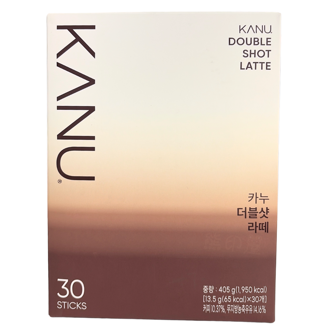KANU - 韓國雙倍特濃拿鐵即沖即溶咖啡30包