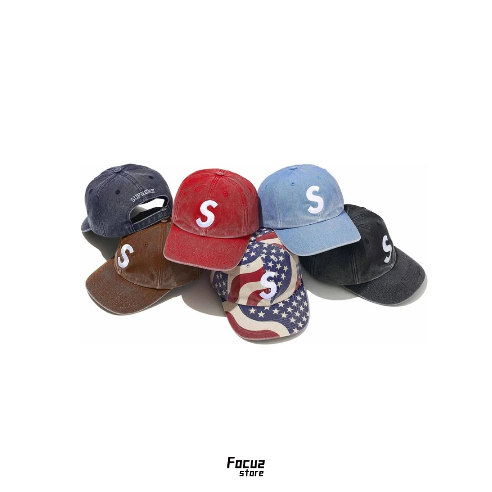 【Focus Store】現貨秒發 Supreme SS26 Week5 Pigment Coated S Logo 6 Panel 六分割帽 四色