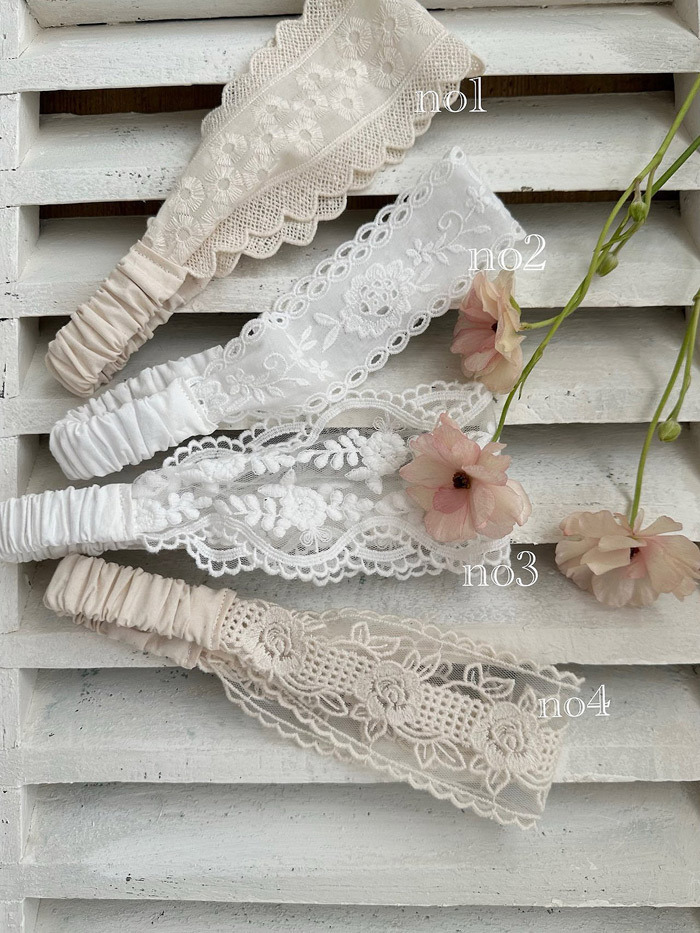 正韓夏Monbebe 四色絕美蕾絲髮帶