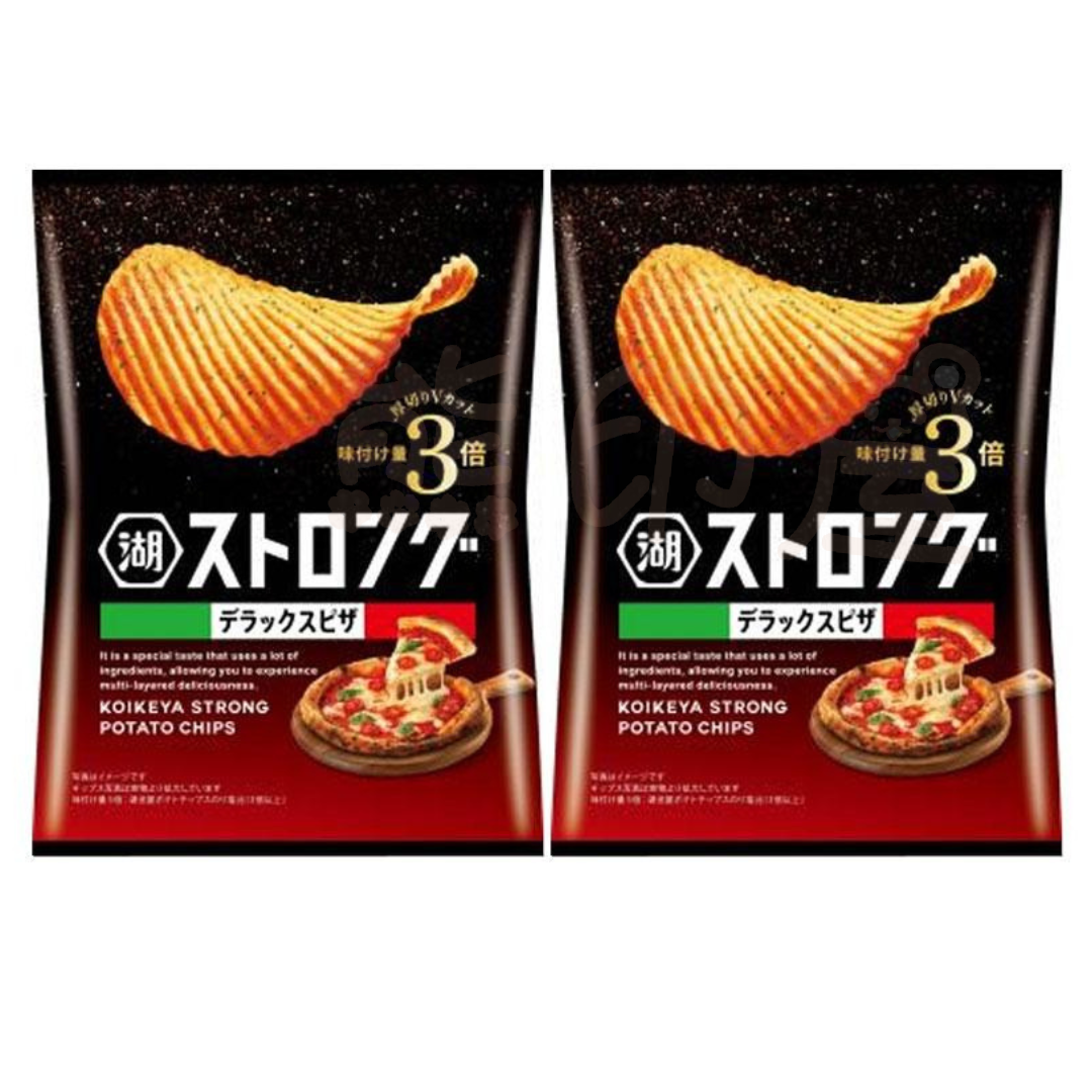 湖池屋STRONG薯片 pizza 味 53g x 2 到期日 2026-6-30