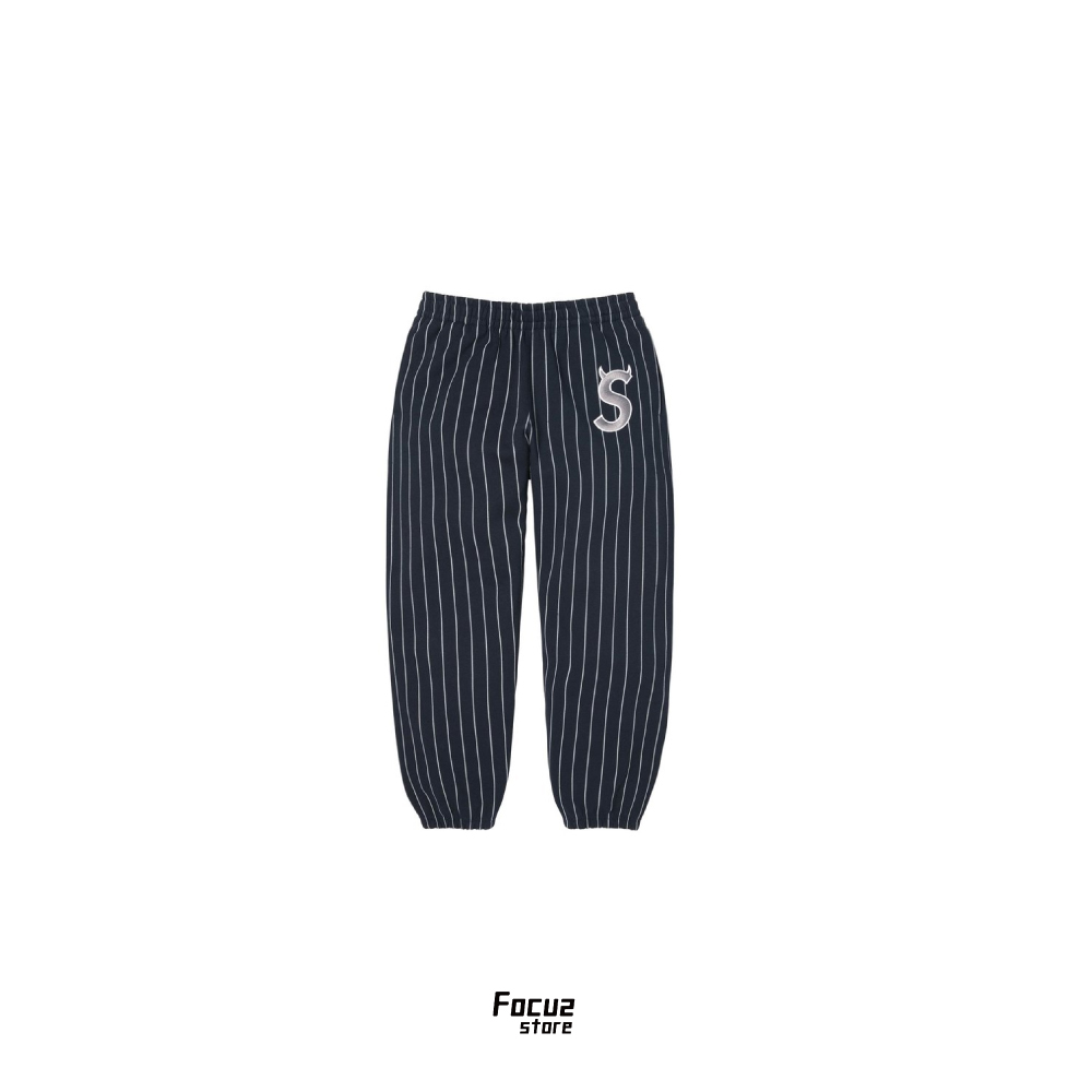 【Focus Store】現貨秒發 Supreme SS26 Week5 Devil S Logo Sweatpant "Navy" 棉褲 深藍條紋