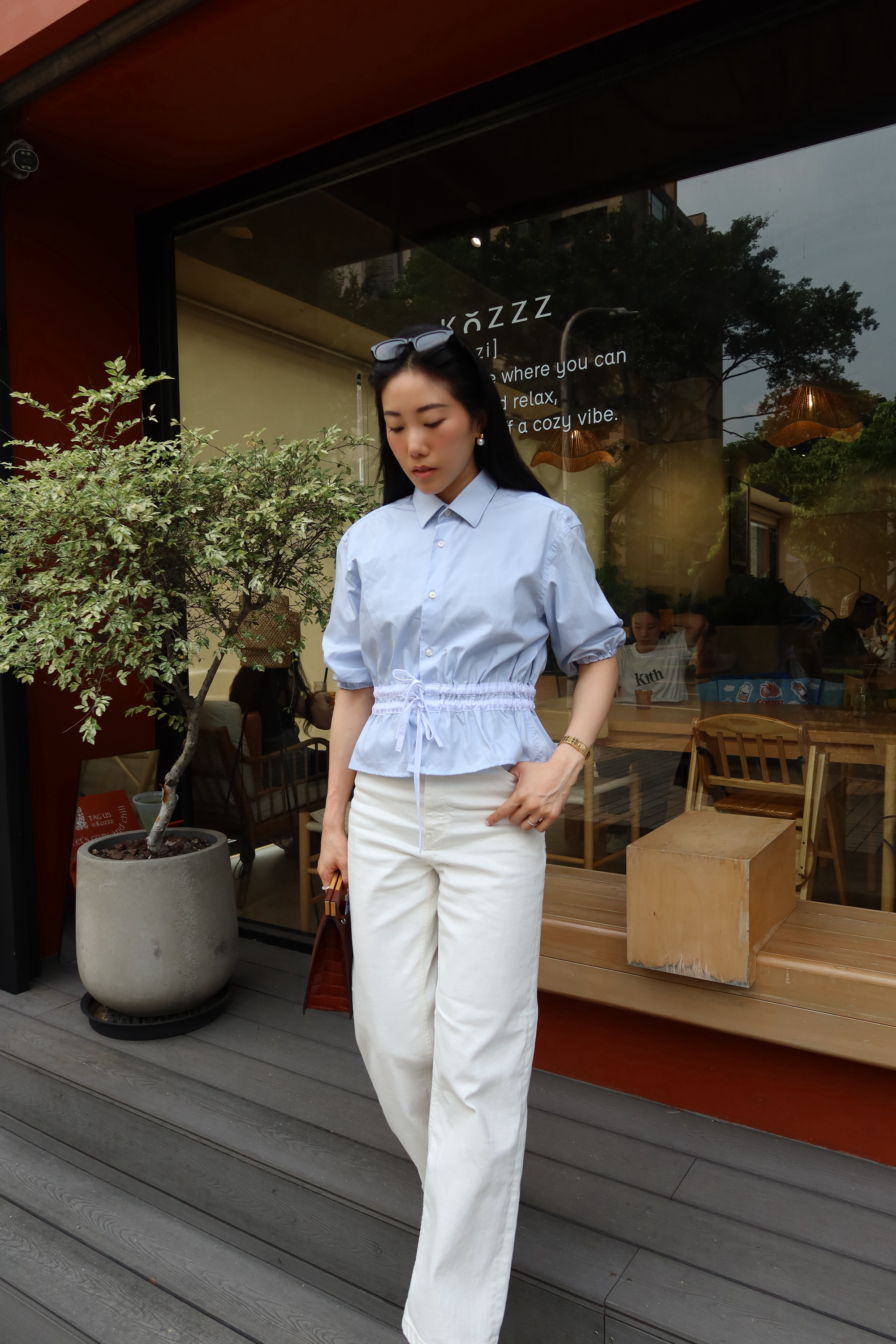 Esther Shirt Sky Blue