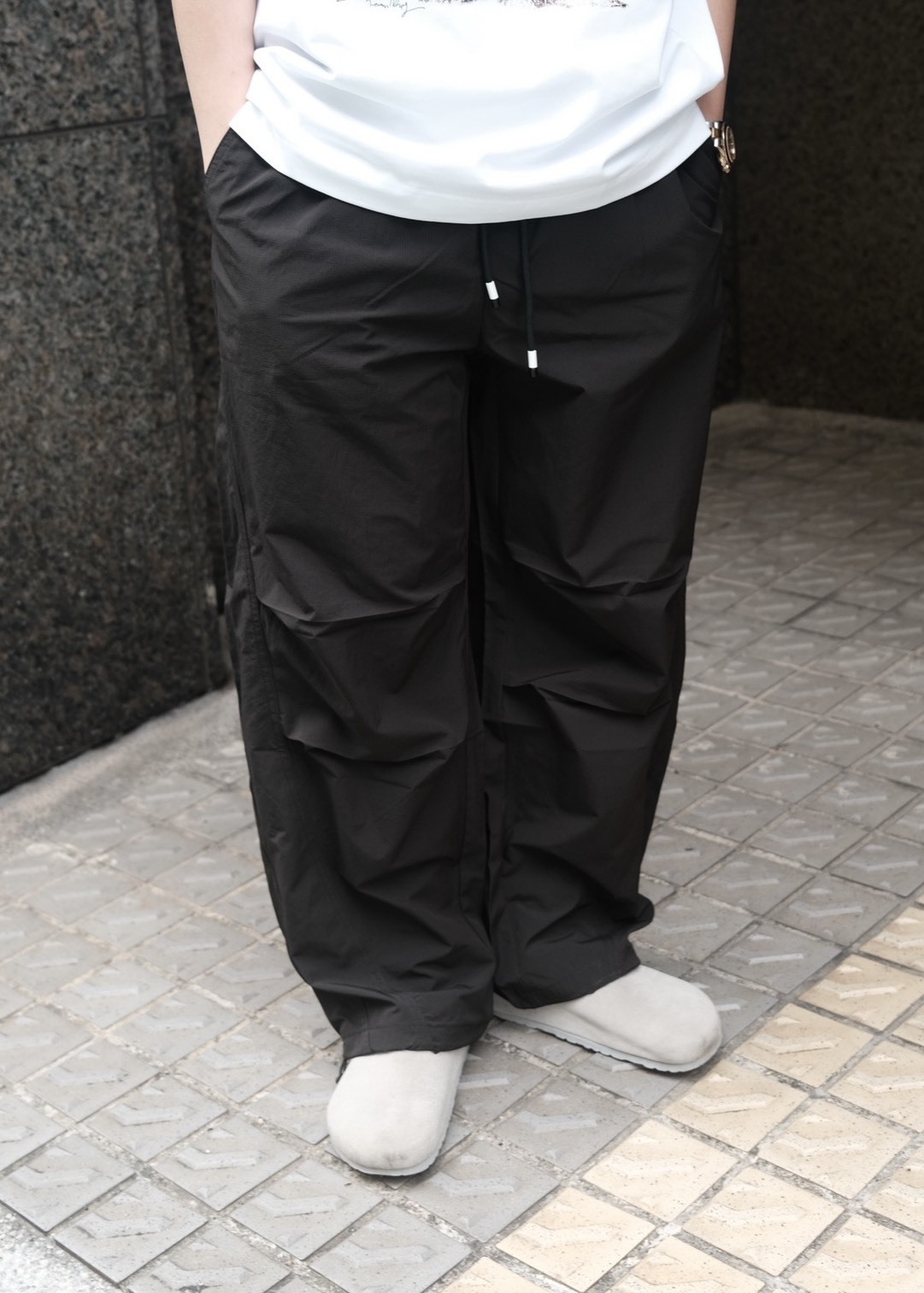 機能抽繩長褲