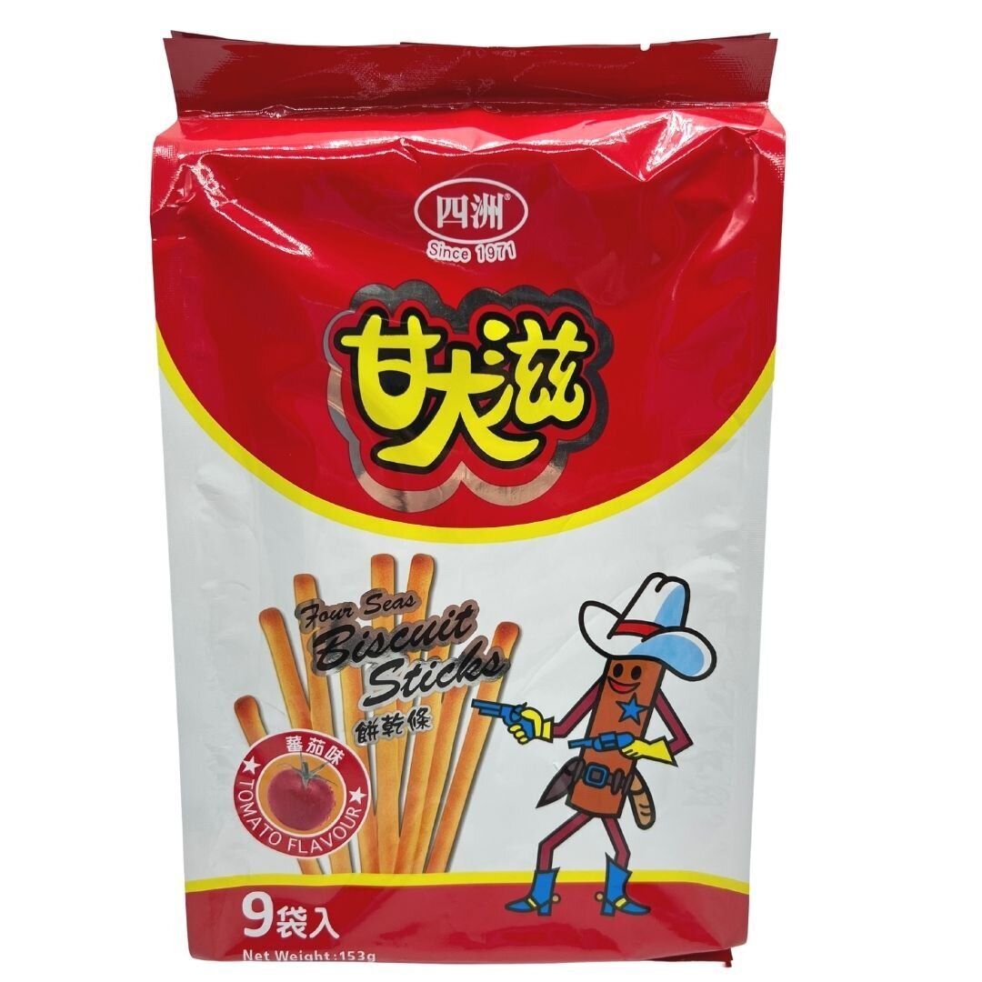 四洲甘大滋餅乾條(蕃茄味) 到期日 2026-7-1