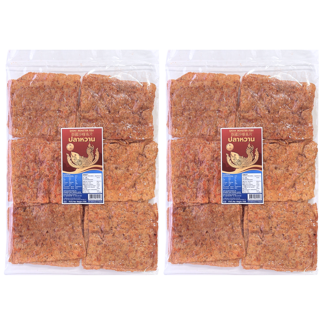 丸浜 泰國沙爹魚片 170G X2 到期日 2026-6-11