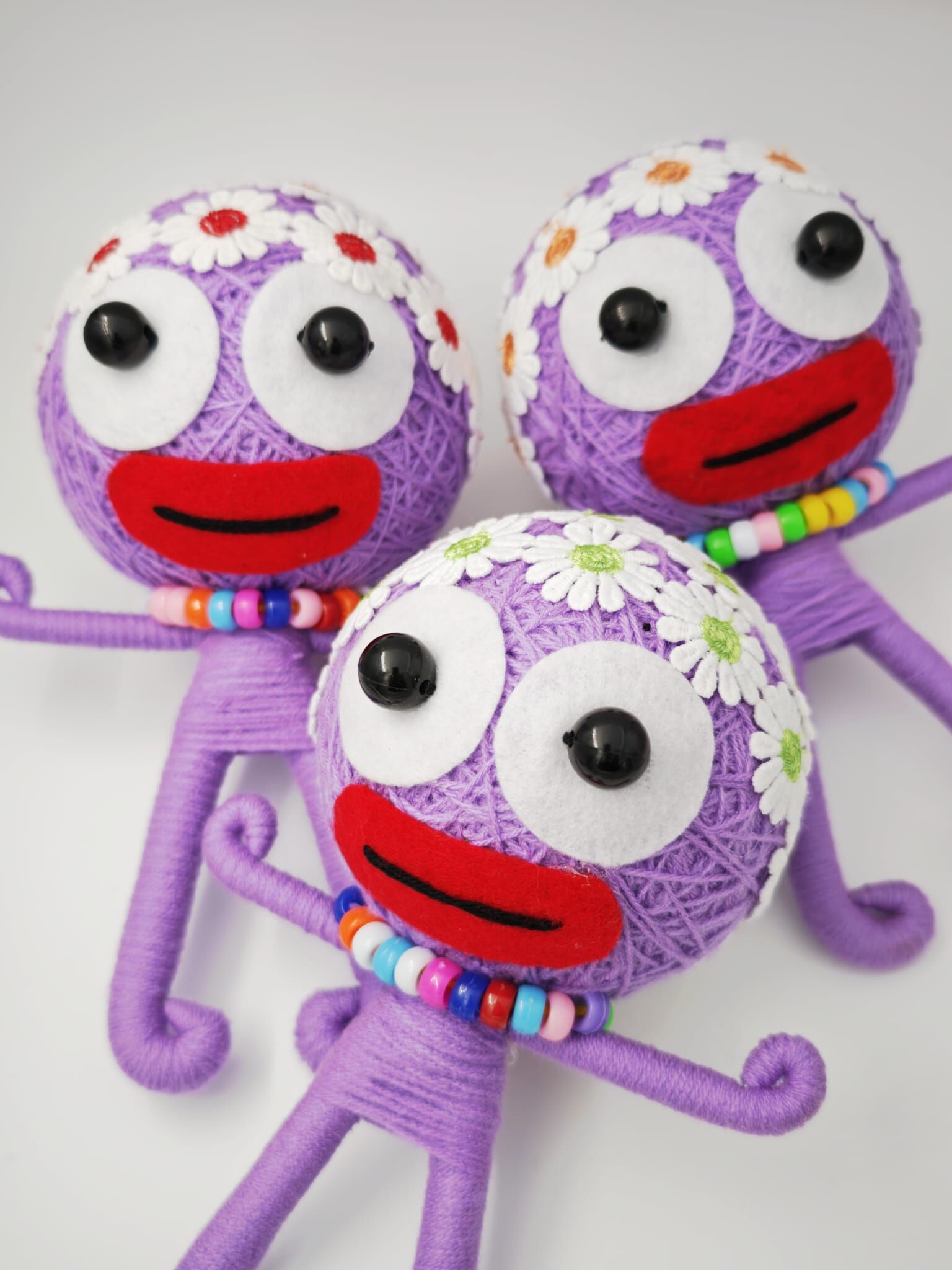 [Amina] Cayhane 日牌Funky Flower Doll紫色巫毒娃娃吊飾