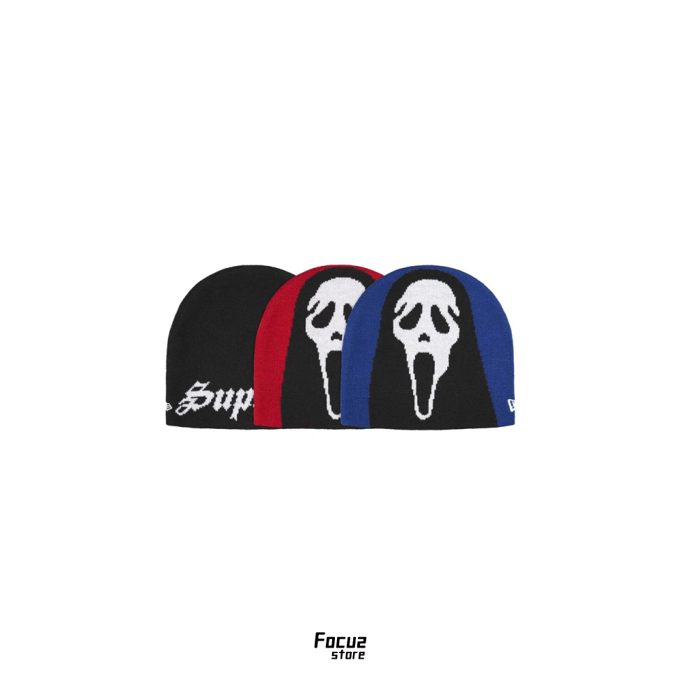 【Focus Store】現貨秒發 Supreme SS26 Week5 New Era Ghostface Beanie 鬼臉毛帽 兩色