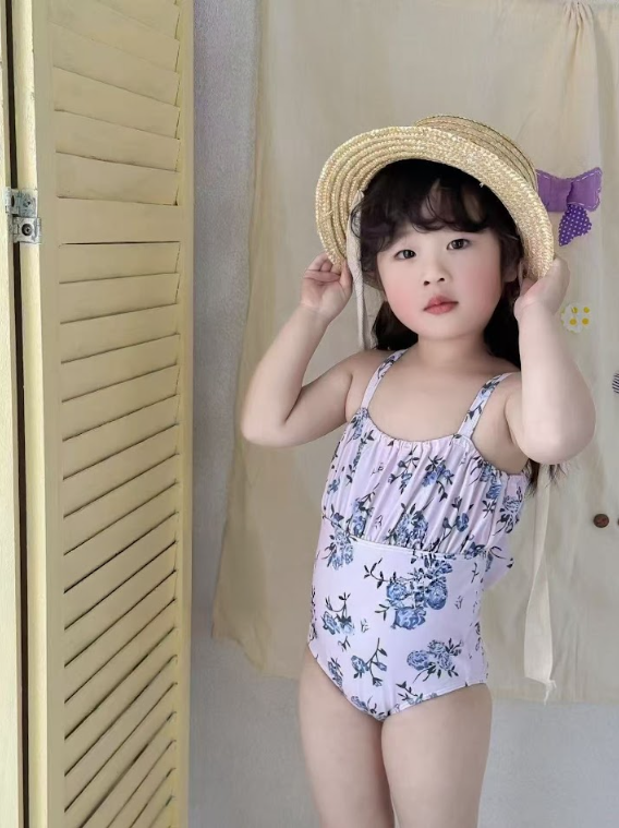 BYC04SW055PK    法式莊園名媛碎花泳衣