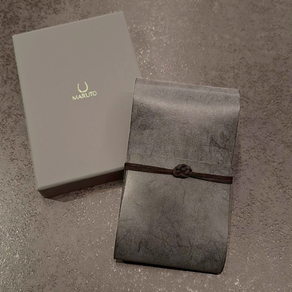 MARUTO 結｜祝儀收納皮套（墨黑）