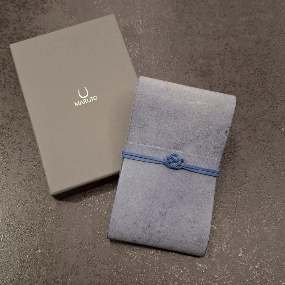 MARUTO 結｜祝儀收納皮套（靛藍）