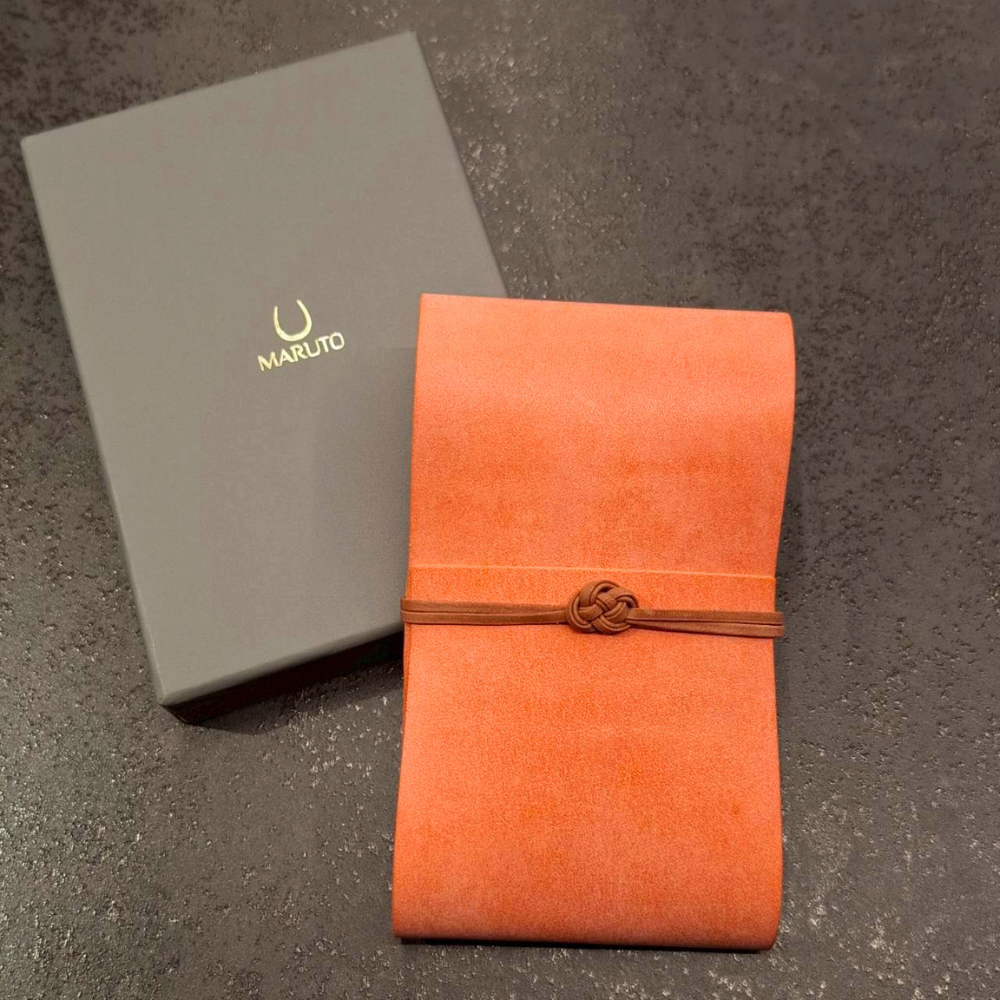 MARUTO 結｜祝儀收納皮套（夕橘）