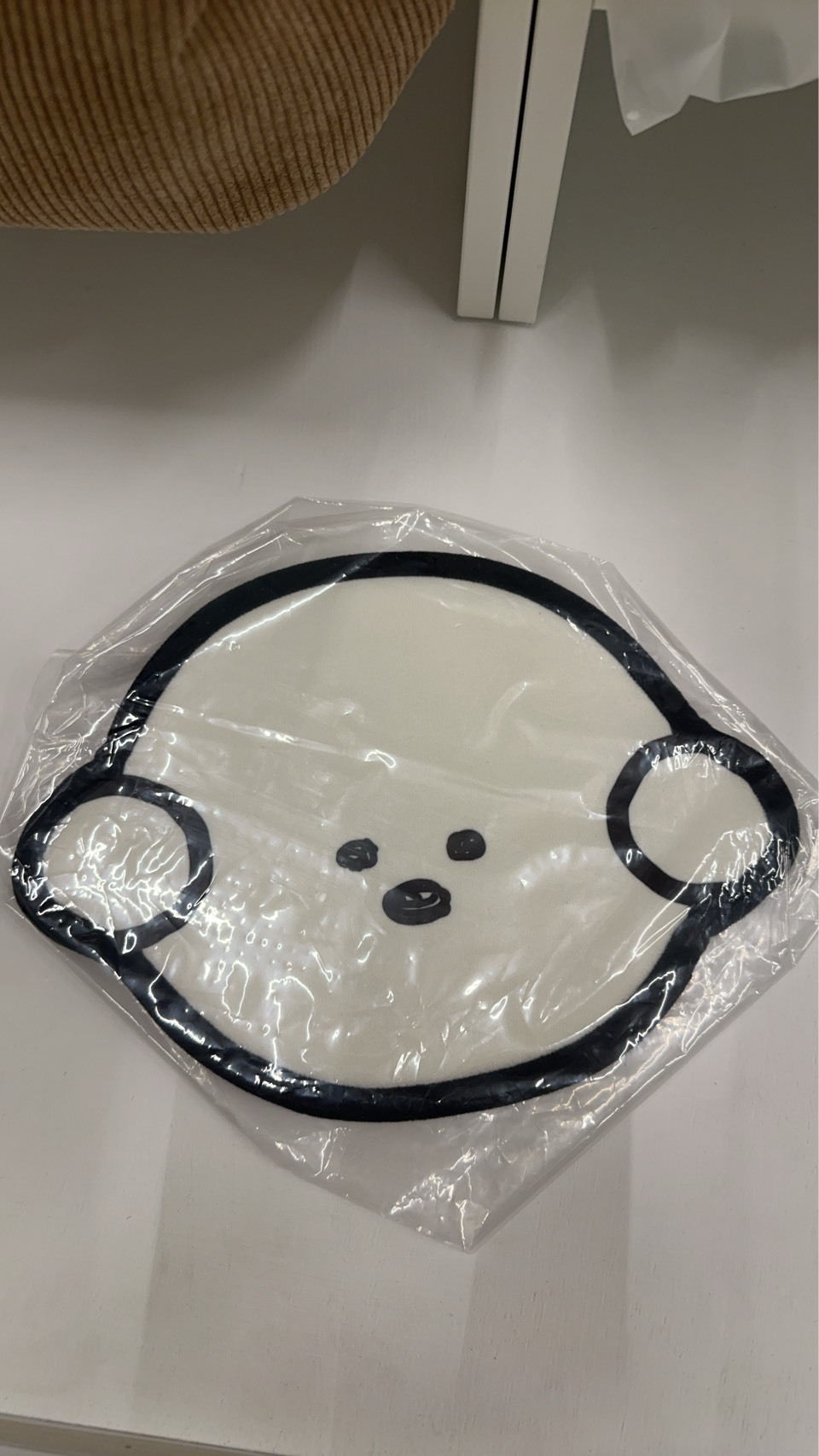 現貨-比熊頭小餐墊/桌墊