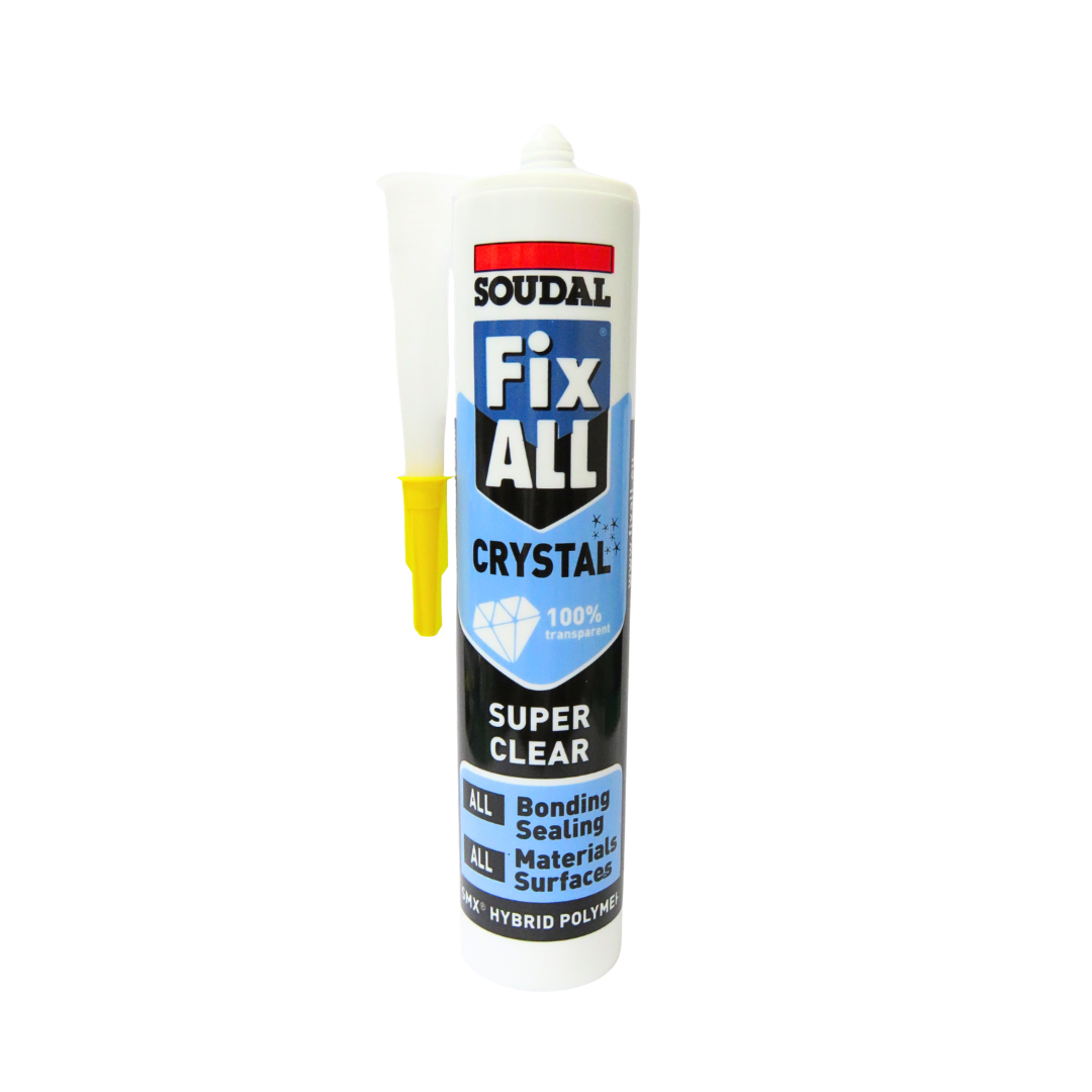 【五金小姐】SOUDAL Fix All CRYSTAL 超透明密封黏著劑 修萬能 290ML