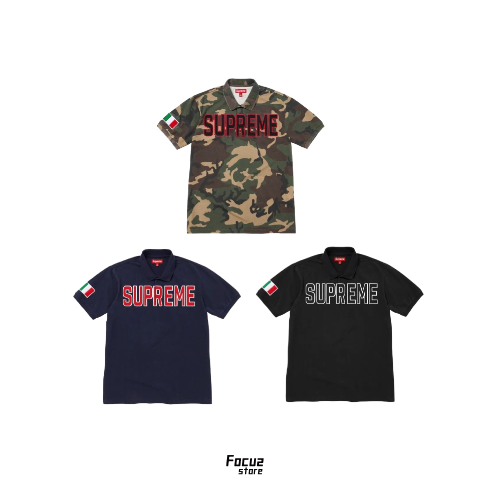 【Focus Store】現貨秒發 Supreme FW25 Twill Applique Polo 短袖Polo衫 三色