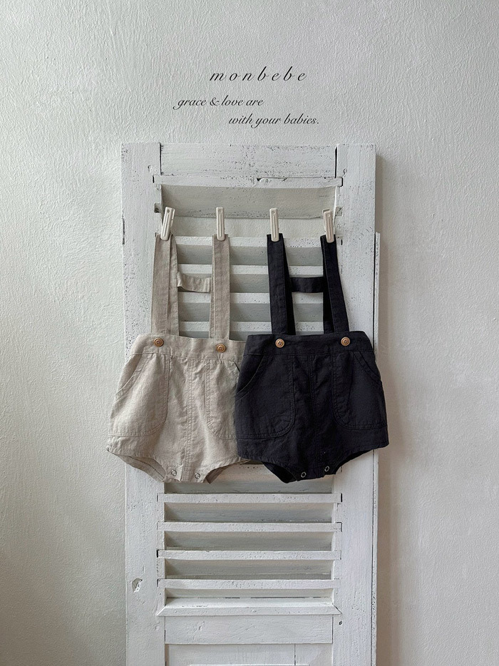 正韓夏Monbebe 親子裝_三色荷葉邊泳衣