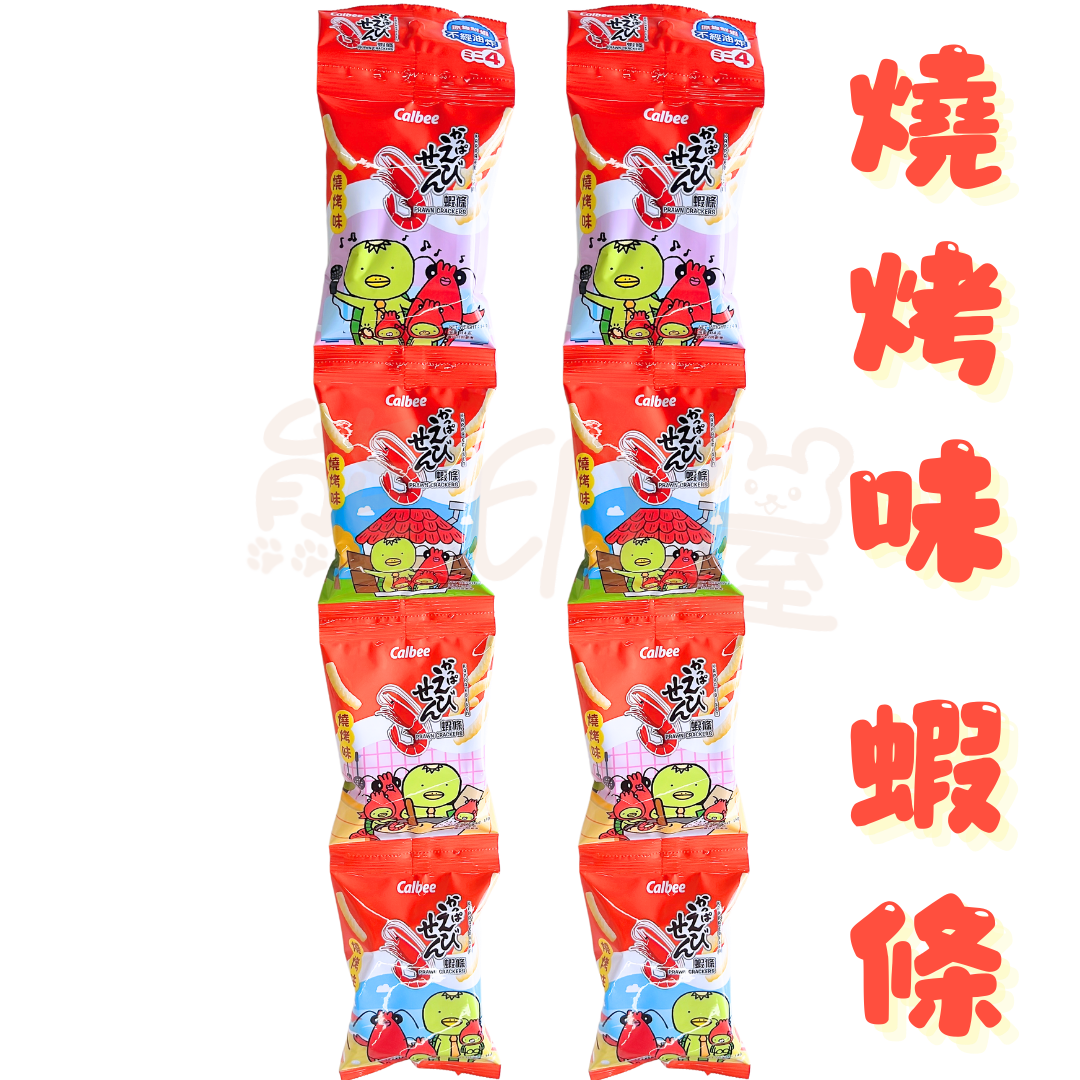 卡樂B - 卡樂B - 燒烤味 4連蝦條(14Gx4) X2 到期日 2026-5-20