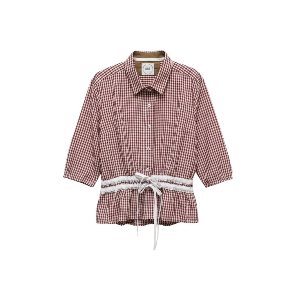 Esther Shirt 紅格紋