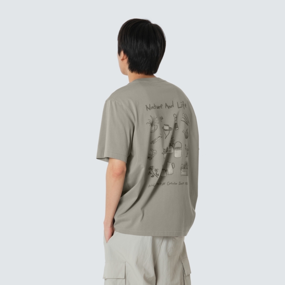 Snow Peak 棉質自然圖案短袖 T 恤 S26MUF-TS64