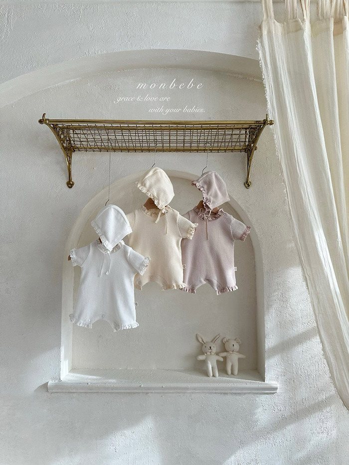 正韓夏Monbebe 三色絕美寶寶包屁衣