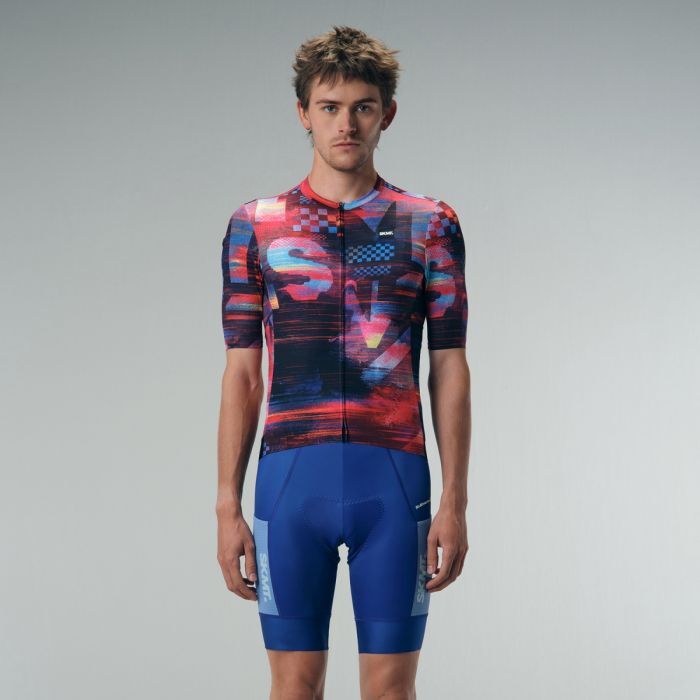 餘暉之城黑粉男款短車衣