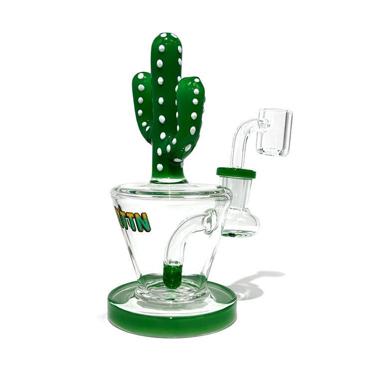Hittn - HIT153 Cactus Glass Dab Rig 仙人掌玻璃水煙壺