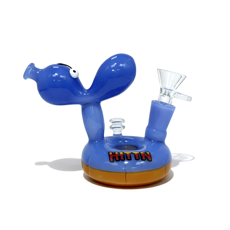 Hittn - HIT179 Rabbit Float Glass Bong 兔子游泳圈玻璃水煙壺 (10 CM)