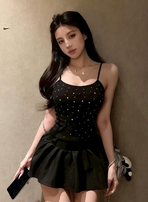 肩可調側抓皺鑽鑽罩杯背心 372