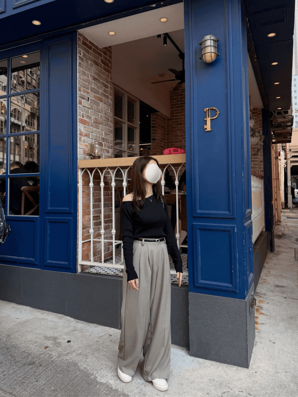 《KR》[多項尺碼選擇!] 垂感薄打摺長西褲