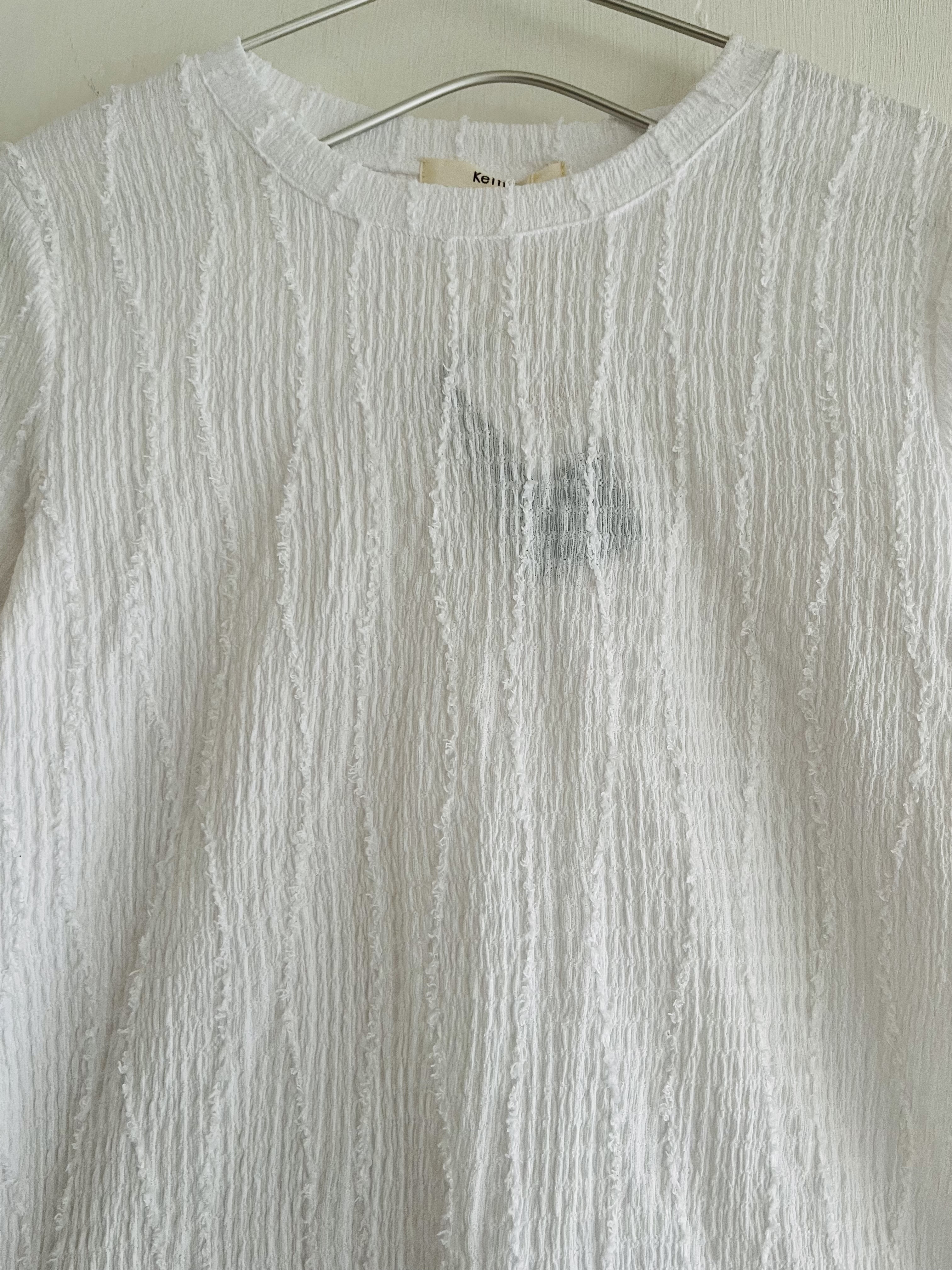 Keitto白色立體蘇蘇top