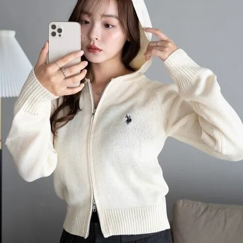 <換季折扣🏷️>  U.S. POLO ASSN. x WEGO  短板連帽針織外套 5色