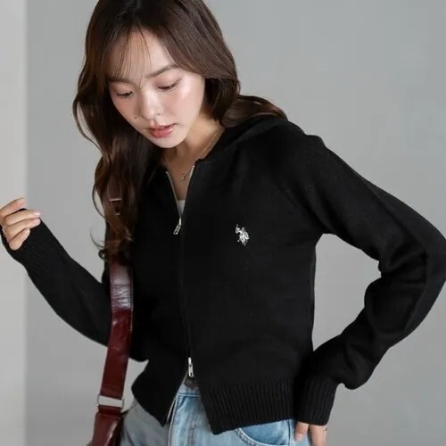 <換季折扣🏷️>  U.S. POLO ASSN. x WEGO  短板連帽針織外套 5色