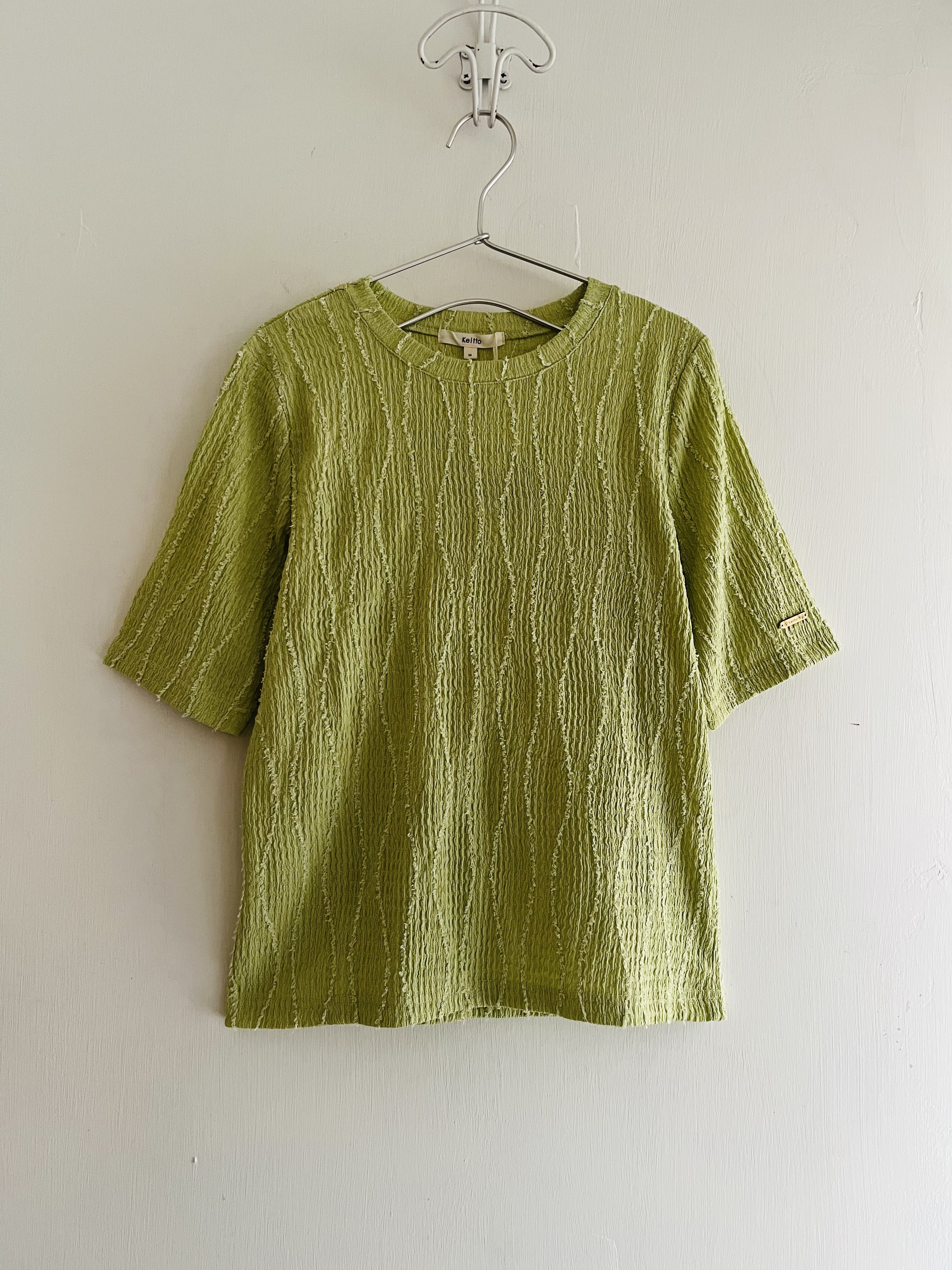 Keitto綠色立體蘇蘇top