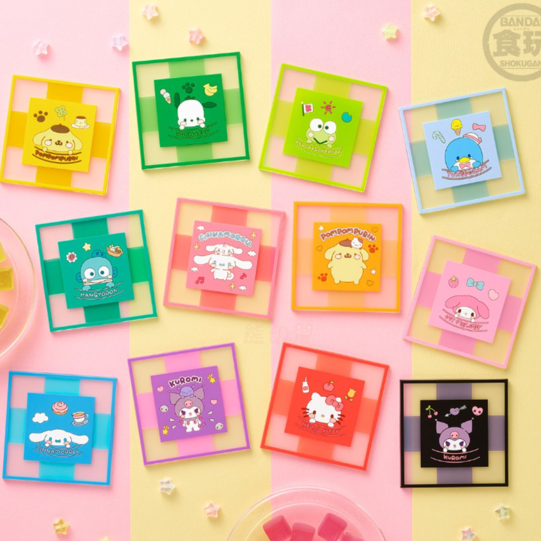BANDAI - Sanrio角色杯墊 隨機發貨一款